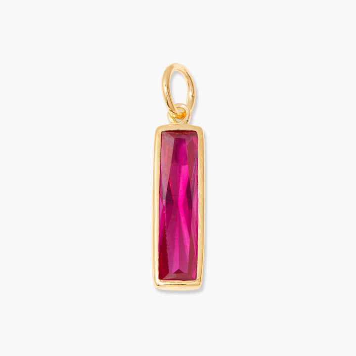 Mackenzie Elongated Birthstone Charm