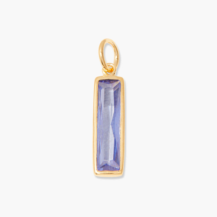 Mackenzie Elongated Birthstone Charm