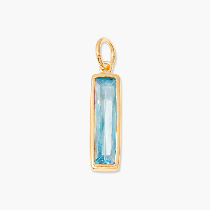 Mackenzie Elongated Birthstone Charm