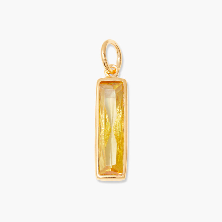 Mackenzie Elongated Birthstone Charm