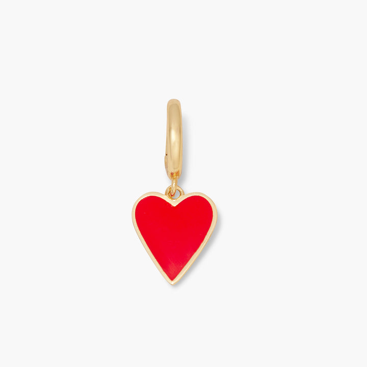 Cameron Mini Enamel Heart Charm