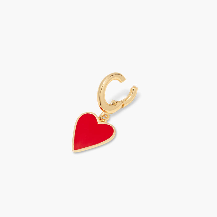 Cameron Mini Enamel Heart Charm