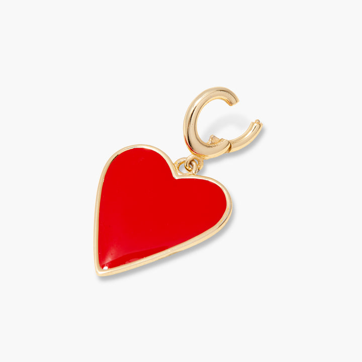 Cameron Enamel Heart Charm