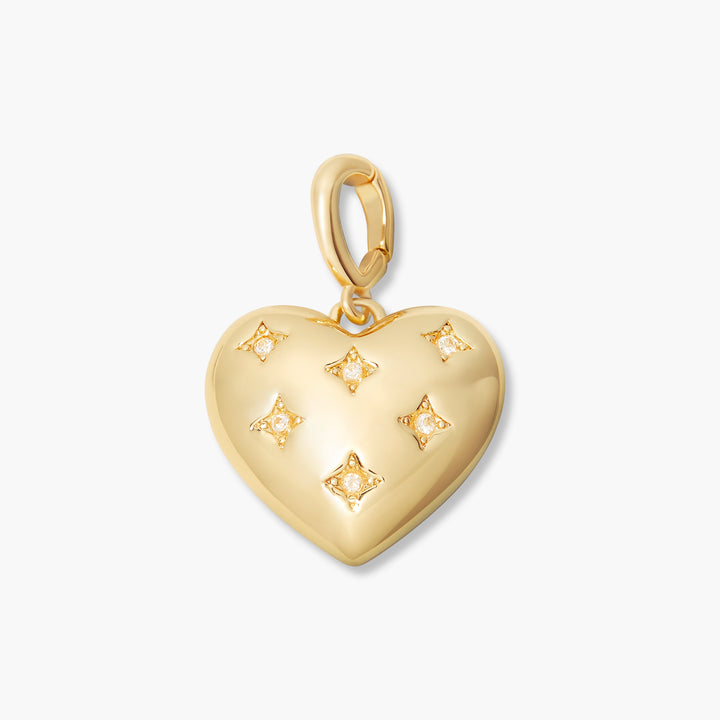 Lillian Heart Charm