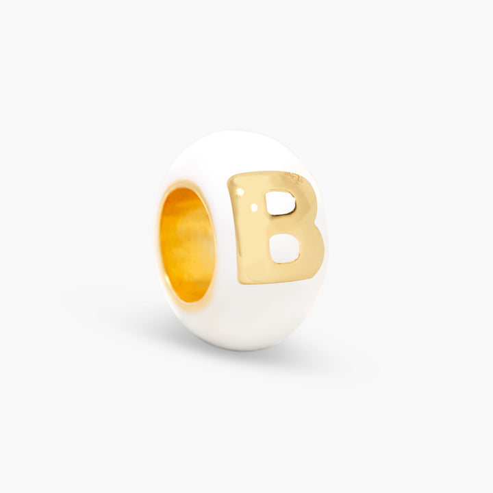 Gaby Enamel Initial Bead