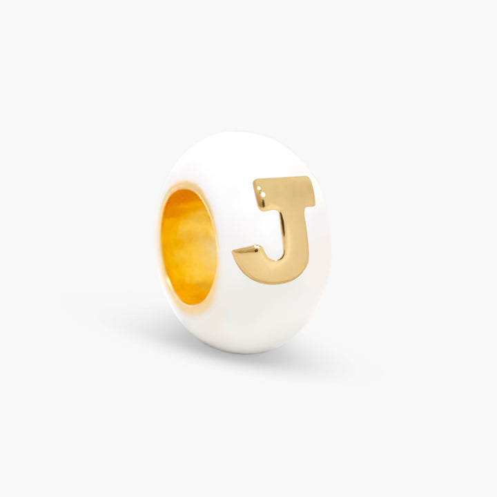Gaby Enamel Initial Bead