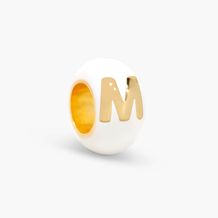 Gaby Enamel Initial Bead