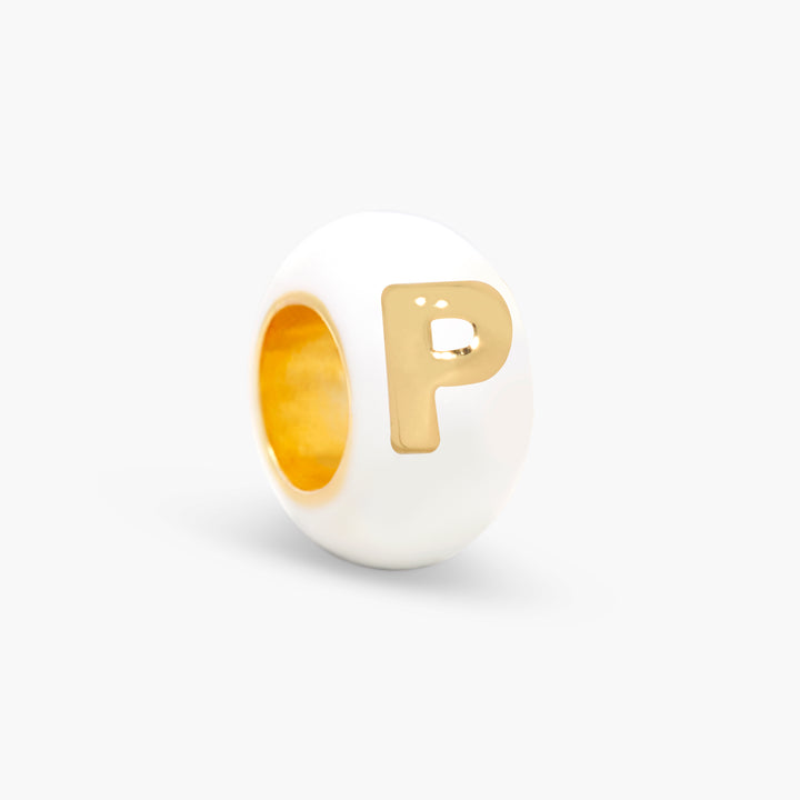 Gaby Enamel Initial Bead