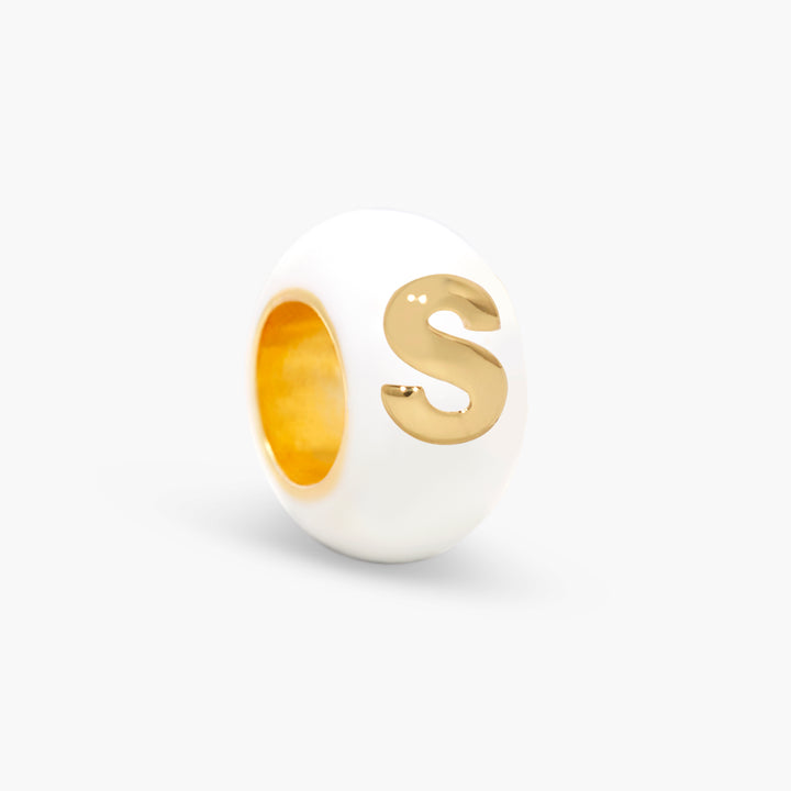 Gaby Enamel Initial Bead