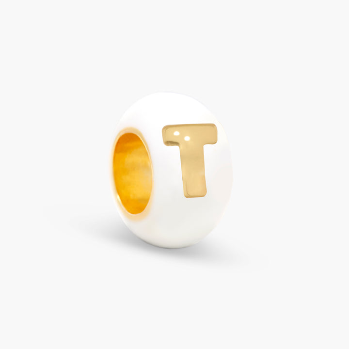 Gaby Enamel Initial Bead