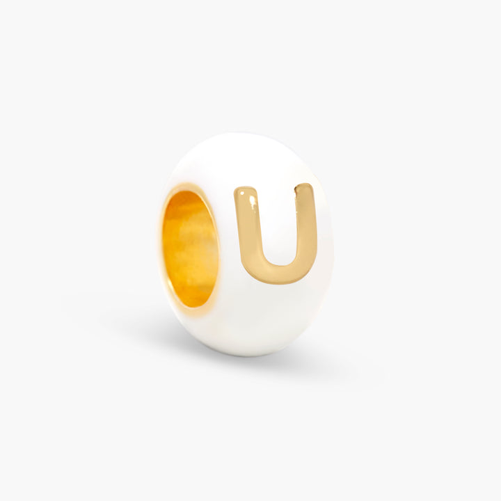 Gaby Enamel Initial Bead