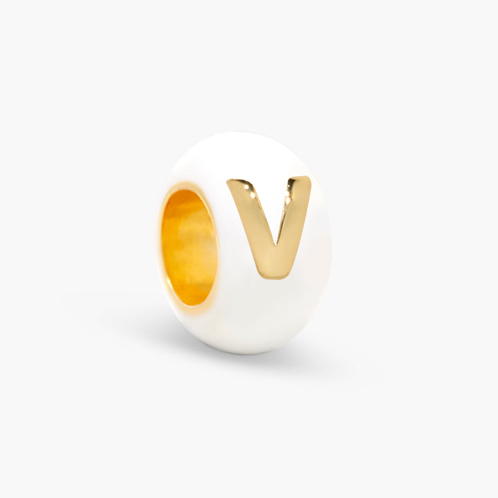 Gaby Enamel Initial Bead