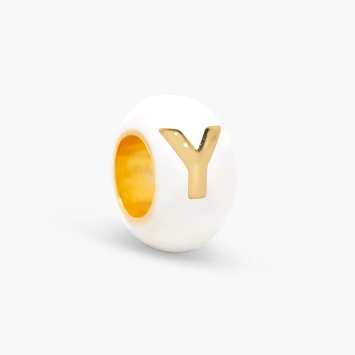 Gaby Enamel Initial Bead