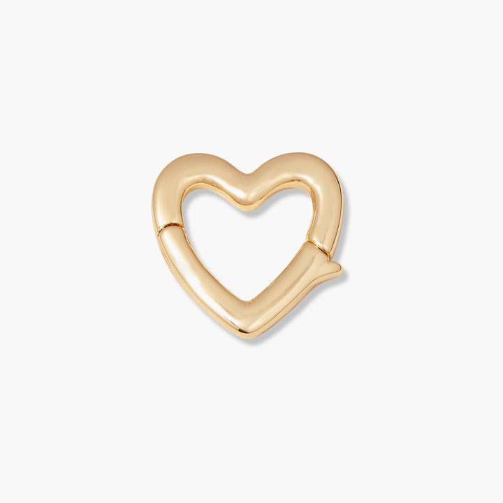 Heart Hinge Charm Connector