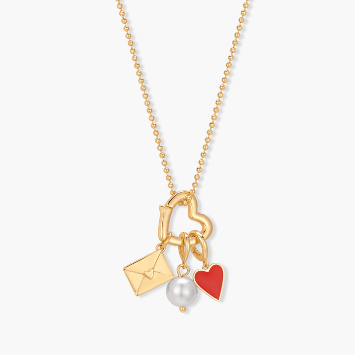 Heart Hinge Charm Connector