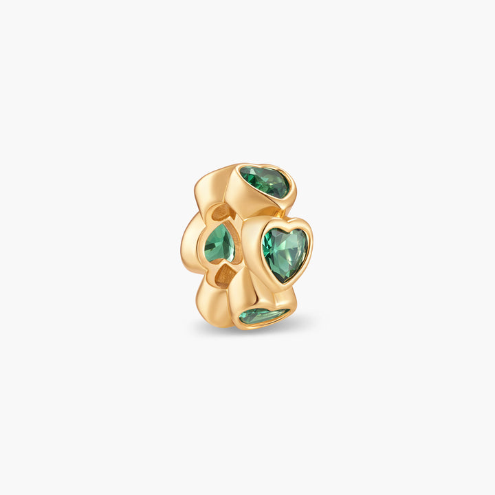 Gaby Heart Birthstone Bead