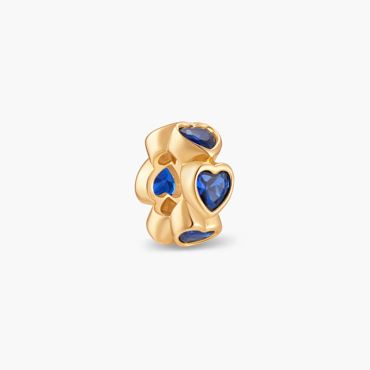 Gaby Heart Birthstone Bead