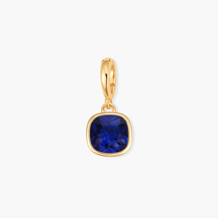 Sadie Square Bezel Birthstone Charm