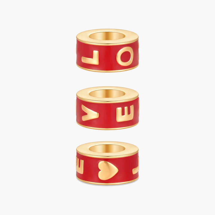 Gaby Love Enamel Bead