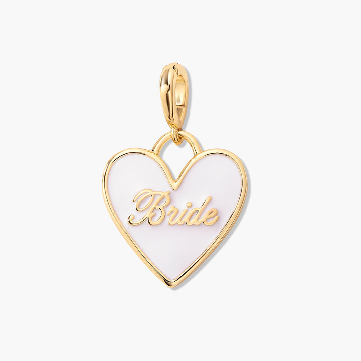 Effie Bride Enamel Heart Charm