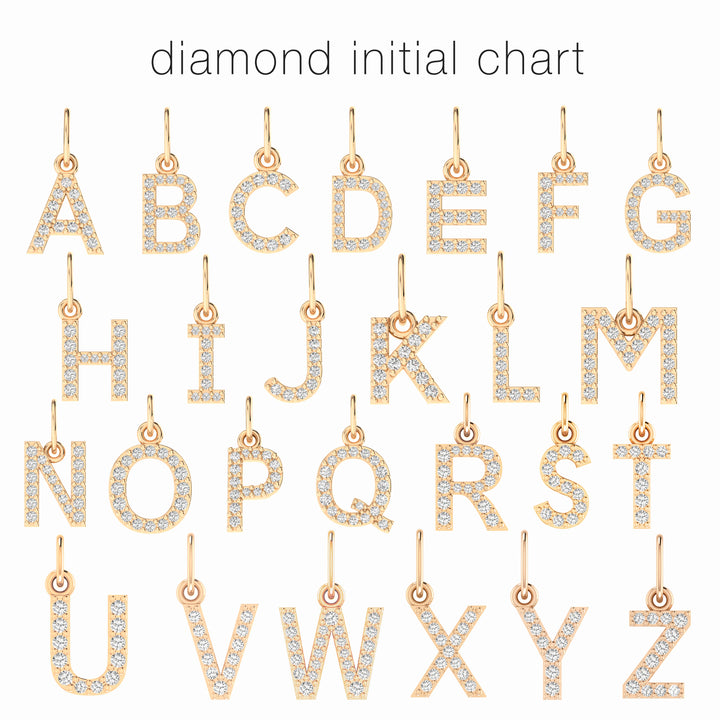 Blaire Diamond Initial Pendant