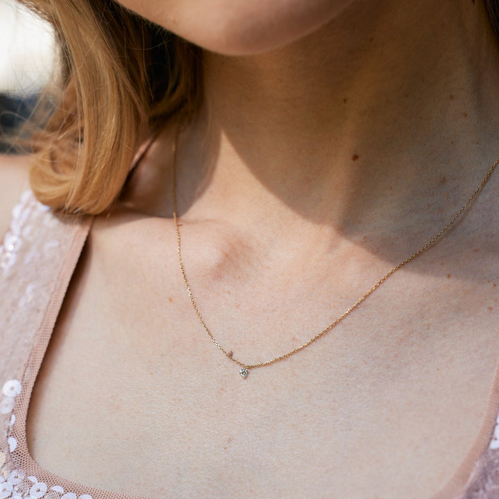 Layla 14K Gold Diamond Necklace