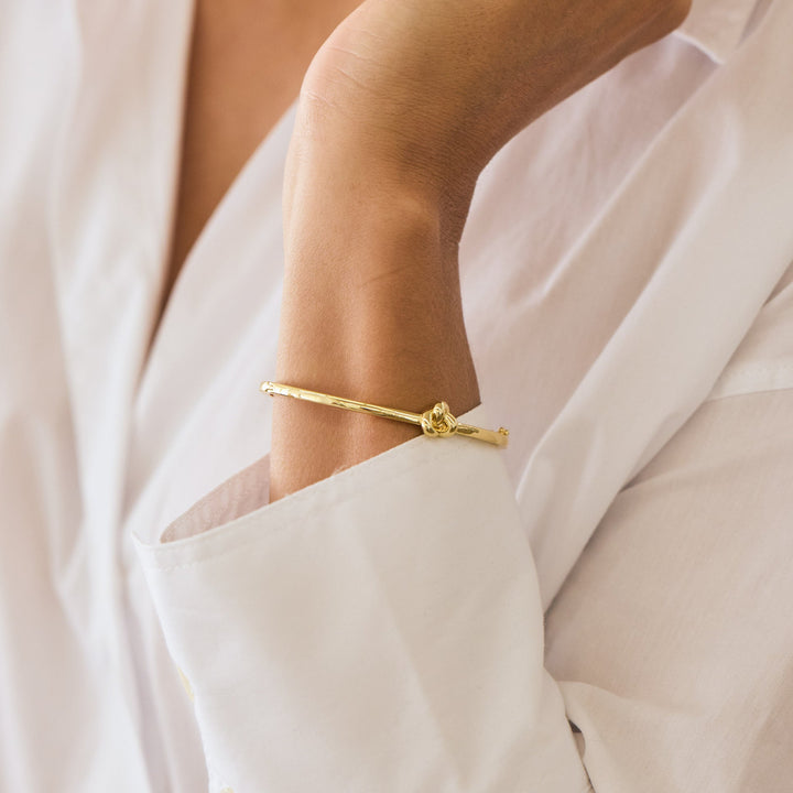 Sutton Knot Bangle Bracelet