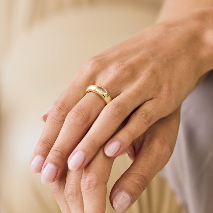 Kinsley Marquise Band Ring