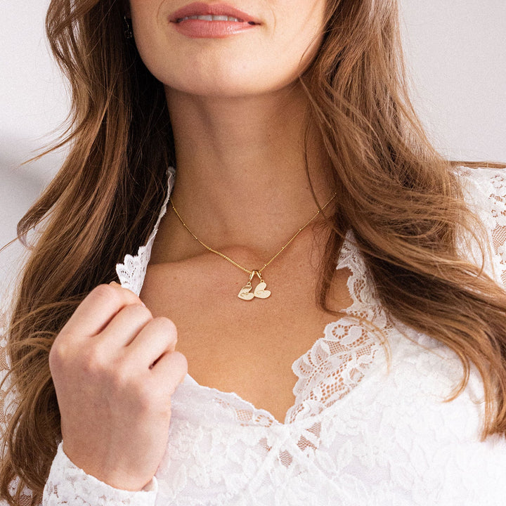Penelope Initial Heart Necklace