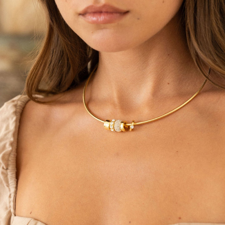 Build Your Own Collar Beaded Charm Necklace