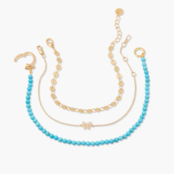 Avery Turquoise Bracelet Set