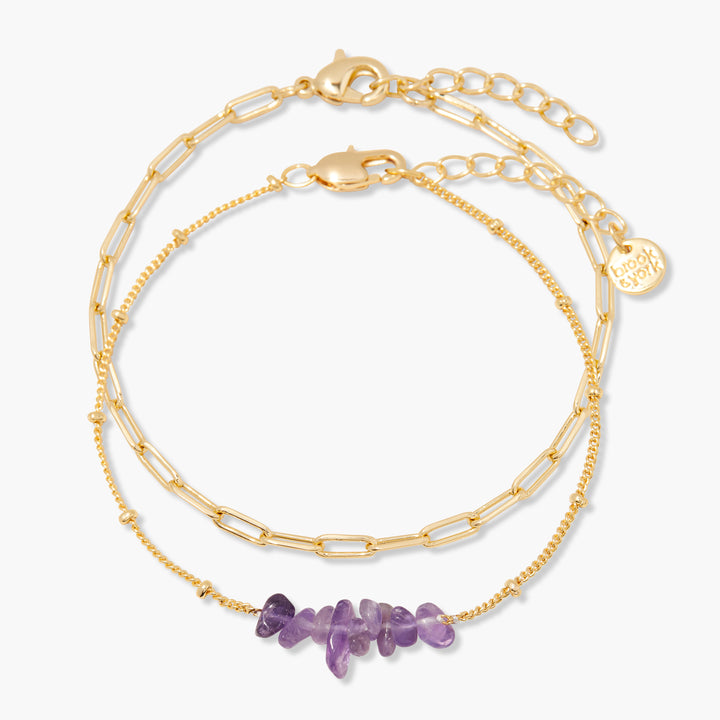 Alex Birthstone Bracelet Set