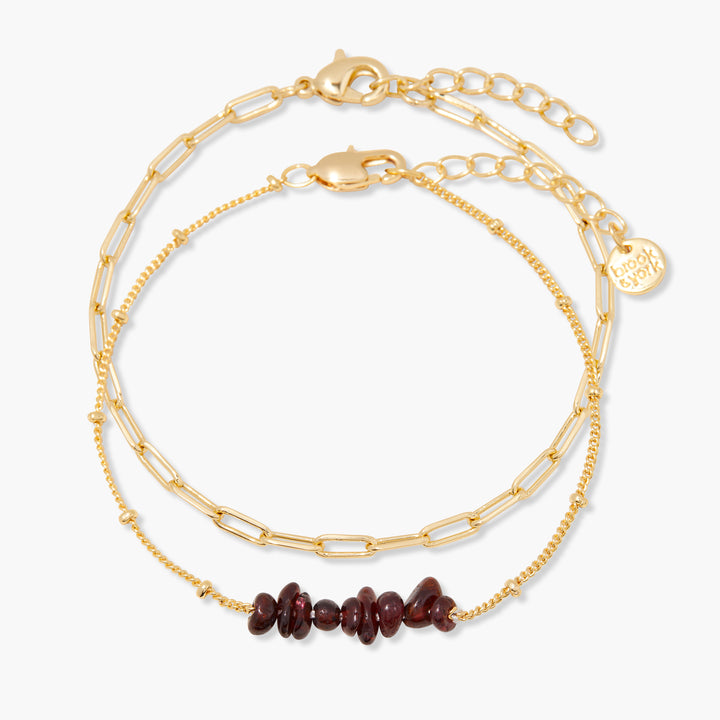 Alex Birthstone Bracelet Set