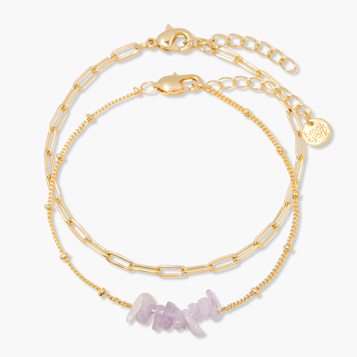 Alex Birthstone Bracelet Set