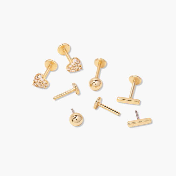 Zola Flat Back Earring Set