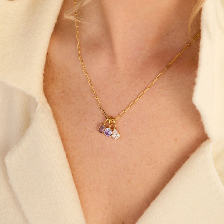 Colette Birthstone Stacking Necklace