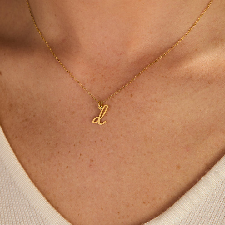 Nella Mini Initial Pendant