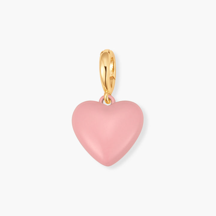 Effie Enamel Puffy Heart Charm