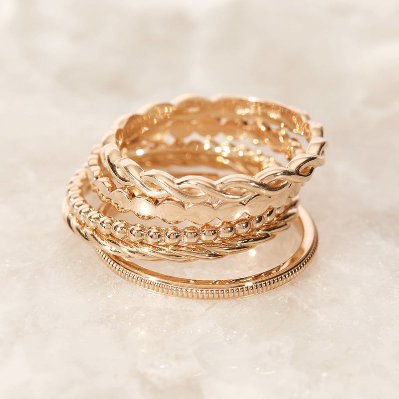 Iris 14K Gold Ring