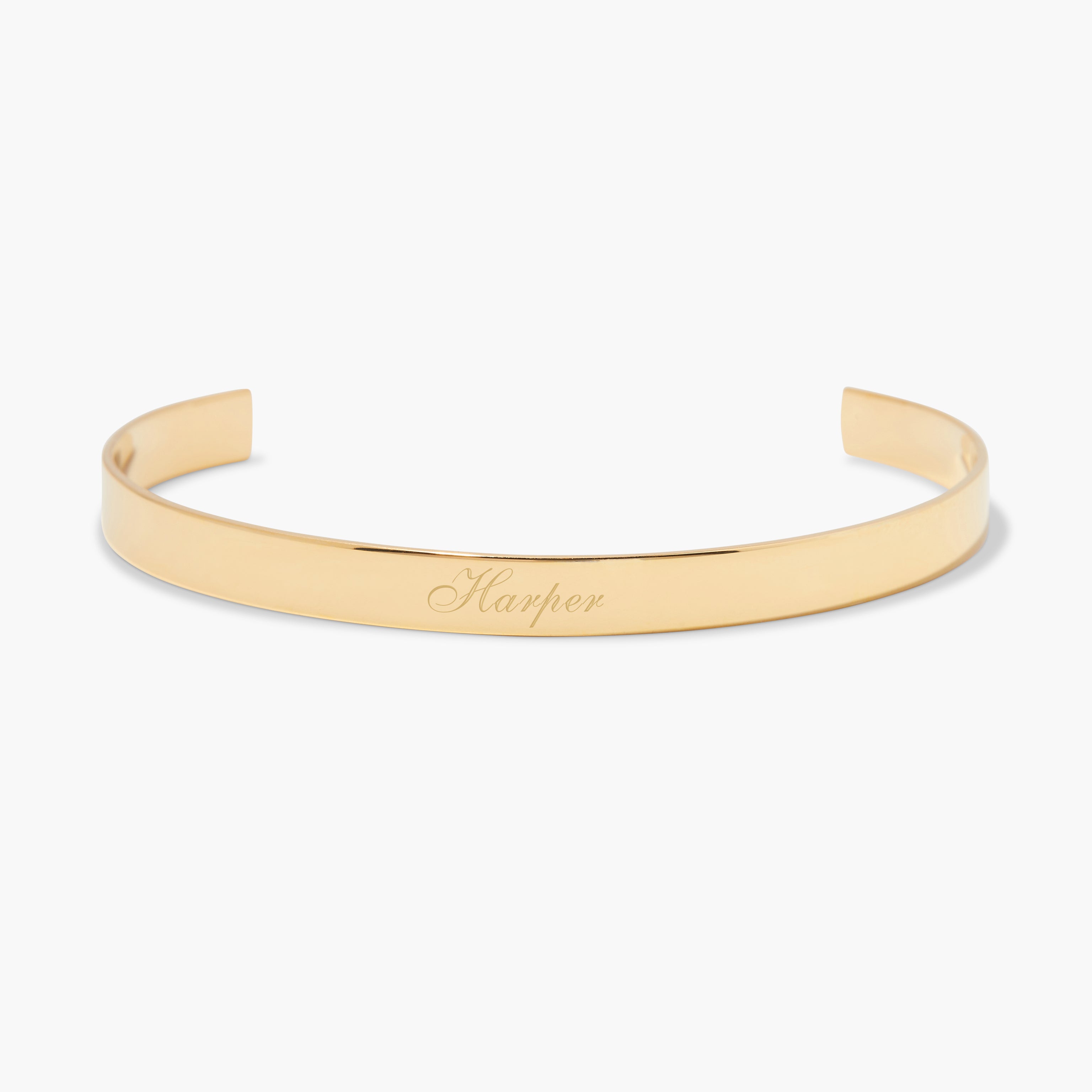 Solid Gold Cuff Bracelet 18k Gold or 14k Gold Bangle Personalized With  Secret Message - Etsy Singapore