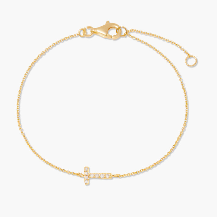 Blaire Diamond Initial Bracelet