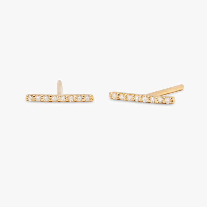 Vera Gold Vermeil Diamond Earrings