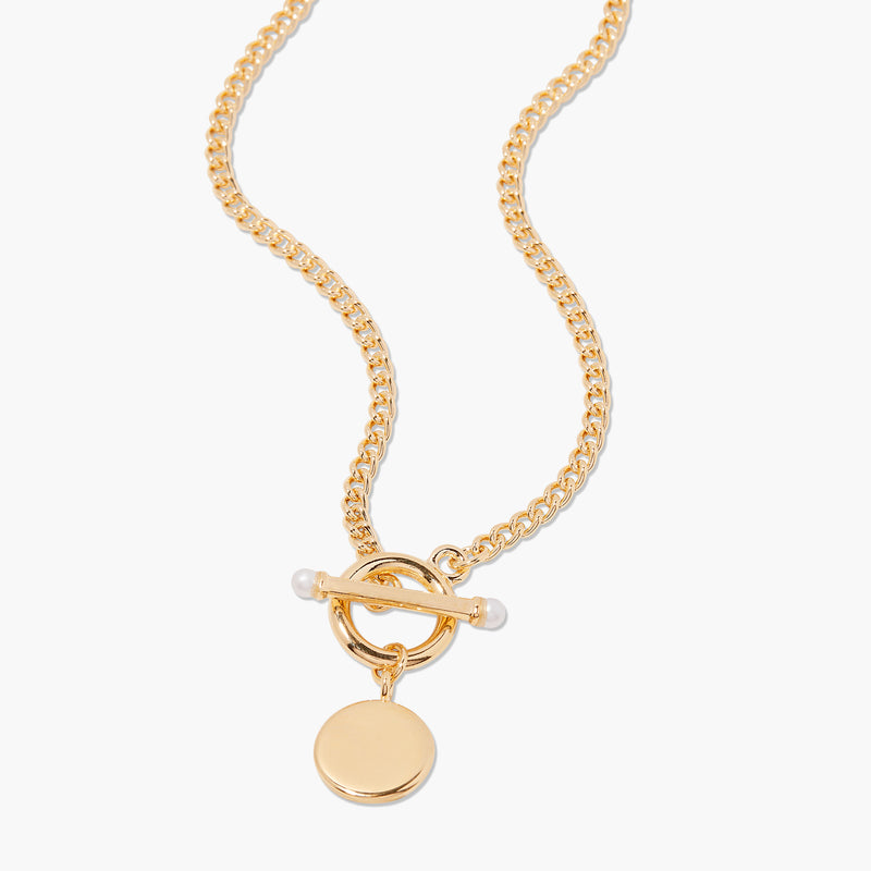 Stella Pearl Toggle Necklace