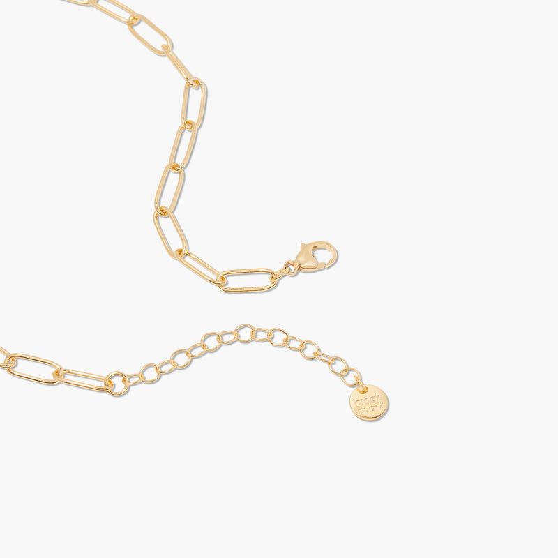 Nella Nameplate on Elongated Link Chain