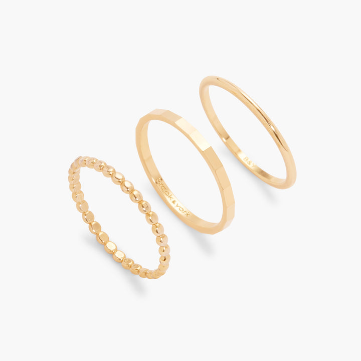 Morgan Thin Ring Set