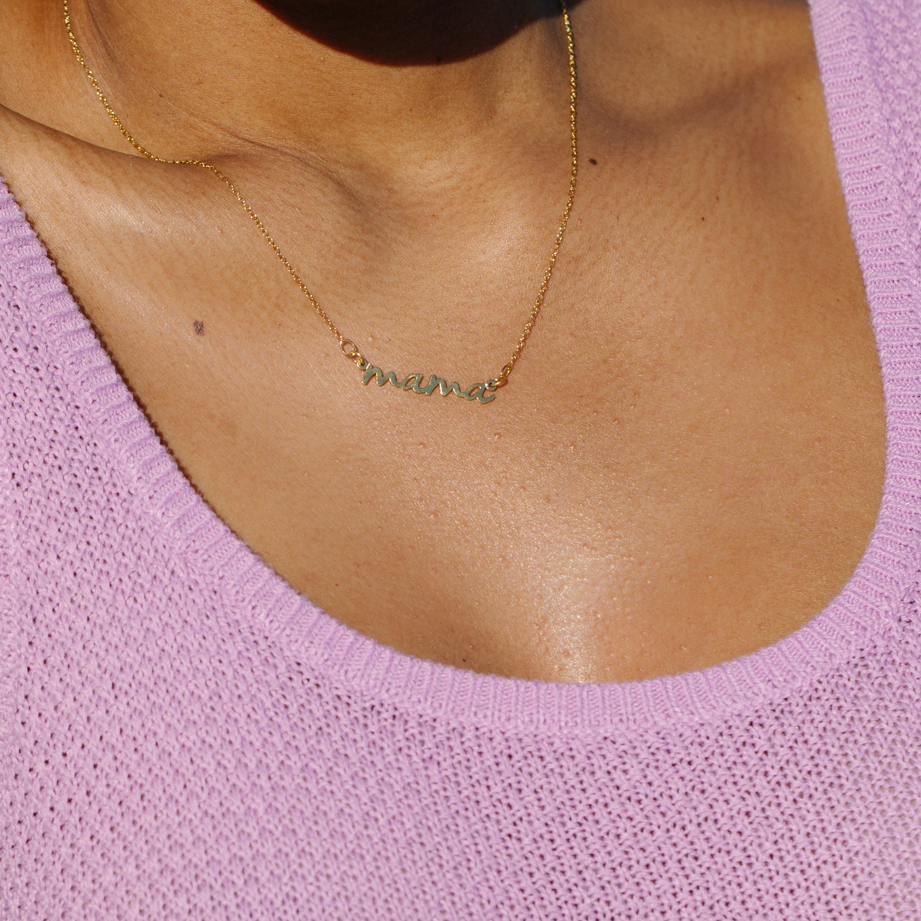 Nella Mama Nameplate Necklace – Brook & York